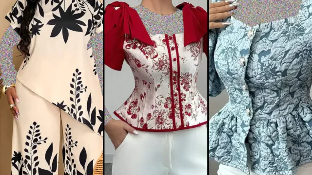 شومیز طرحدار شیک برای مجالس | استایلی باکلاس و راحت برای مهمونی