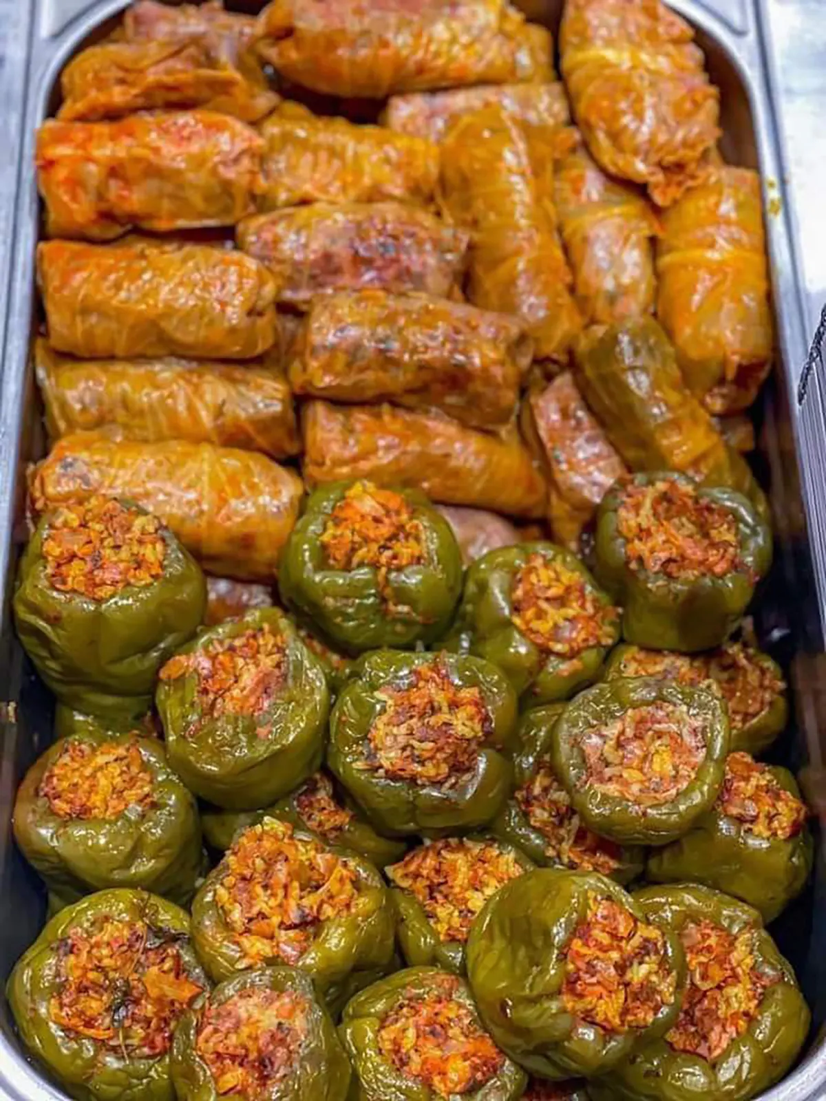 تزیین انواع دلمه 