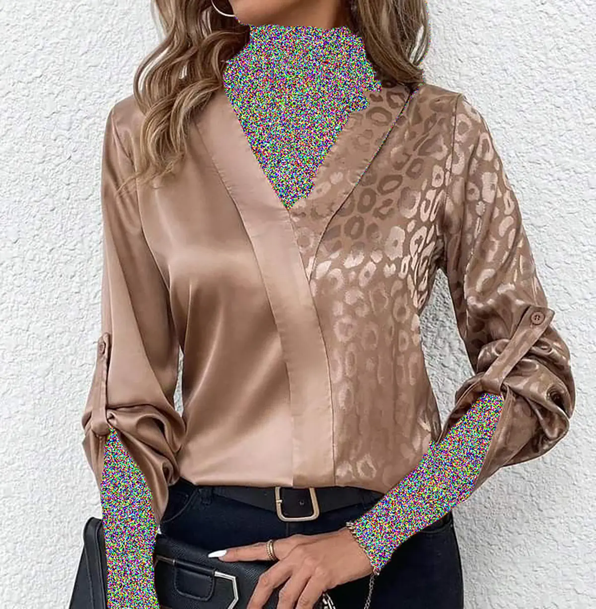 شومیز رسمی ساتن 