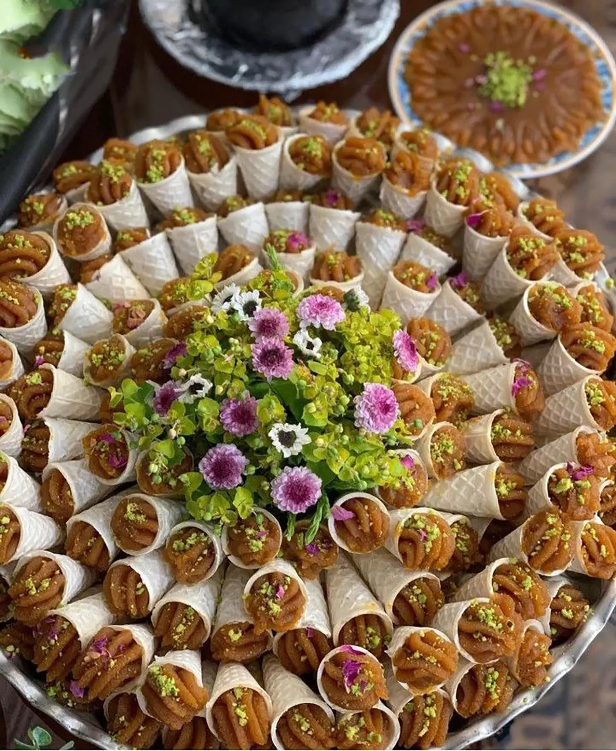 تزیین حلوا مجلسی