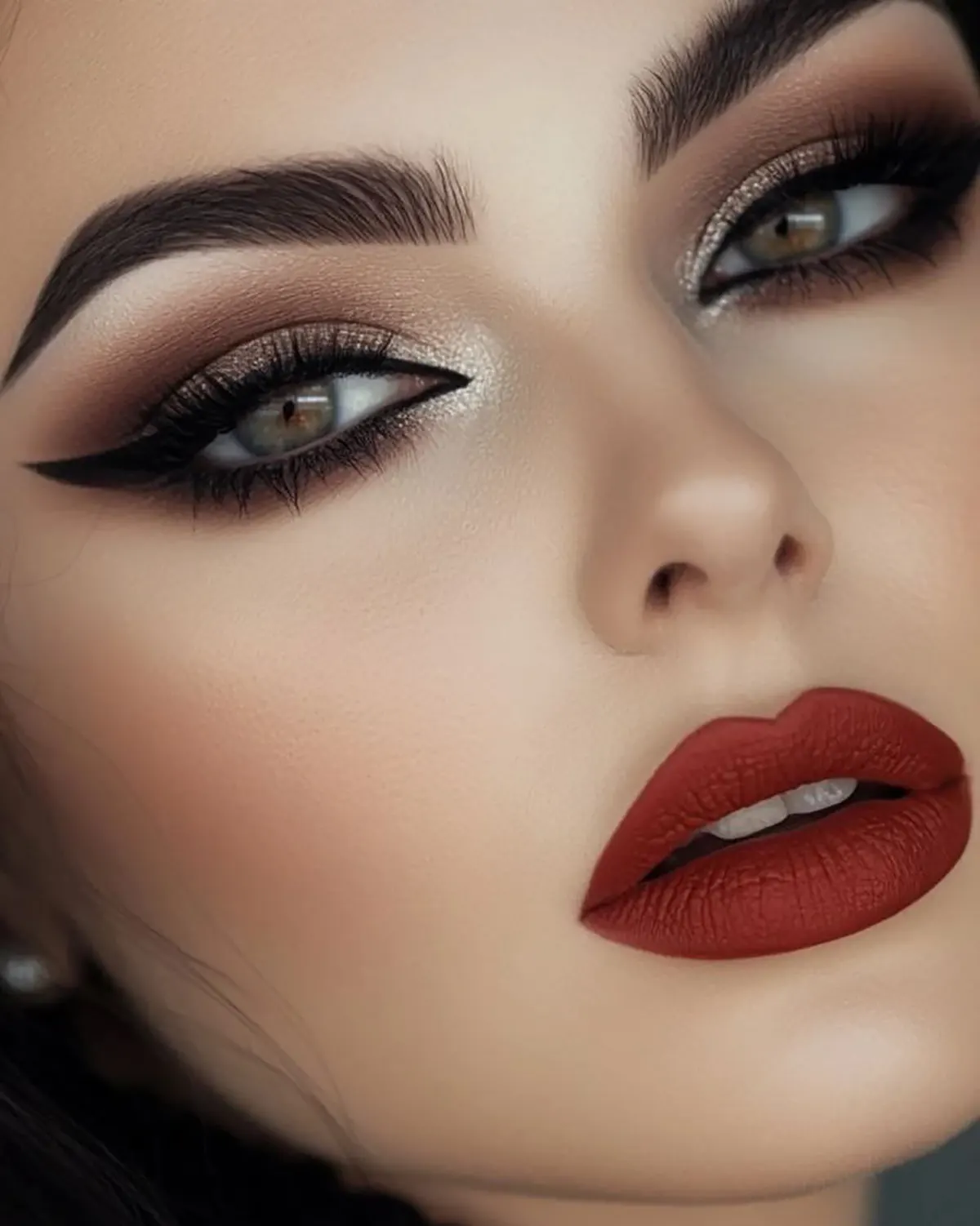 ارایش زرشکی عروس
