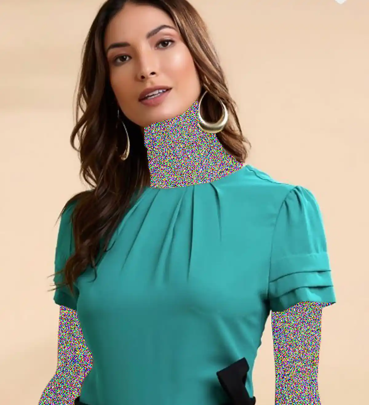 الگوی آستین پفی از سرشانه 