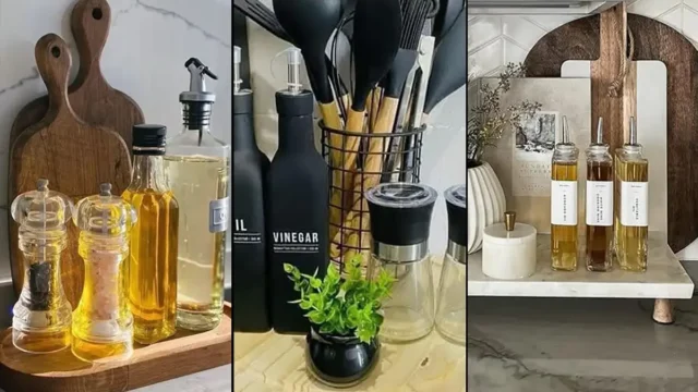 چیدمان کنار گاز | ایده‌هایی برای ترکیب وسایل دکوری و کاربردی در کنار اجاق گاز