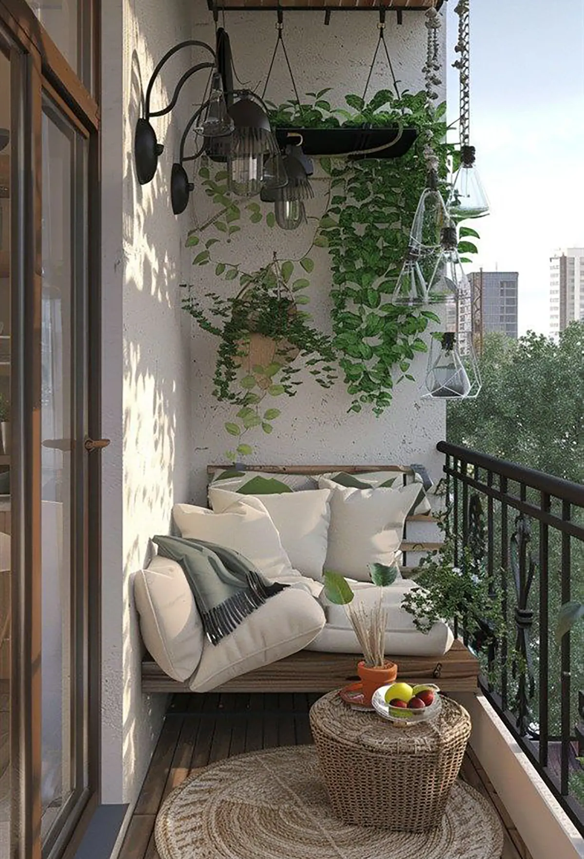 دیزاین بالکن کوچک
