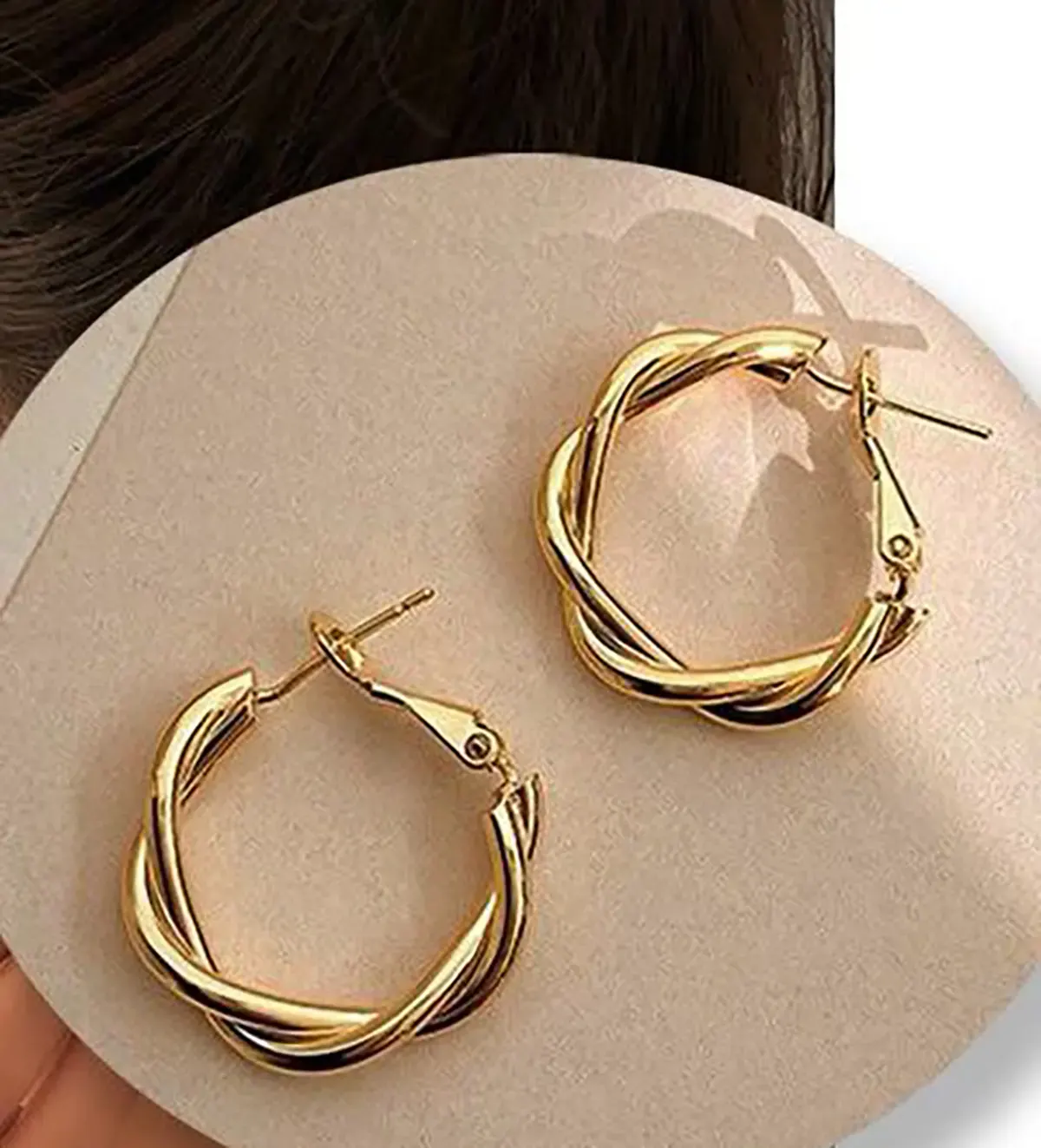 گوشواره حلقه ای طلا
