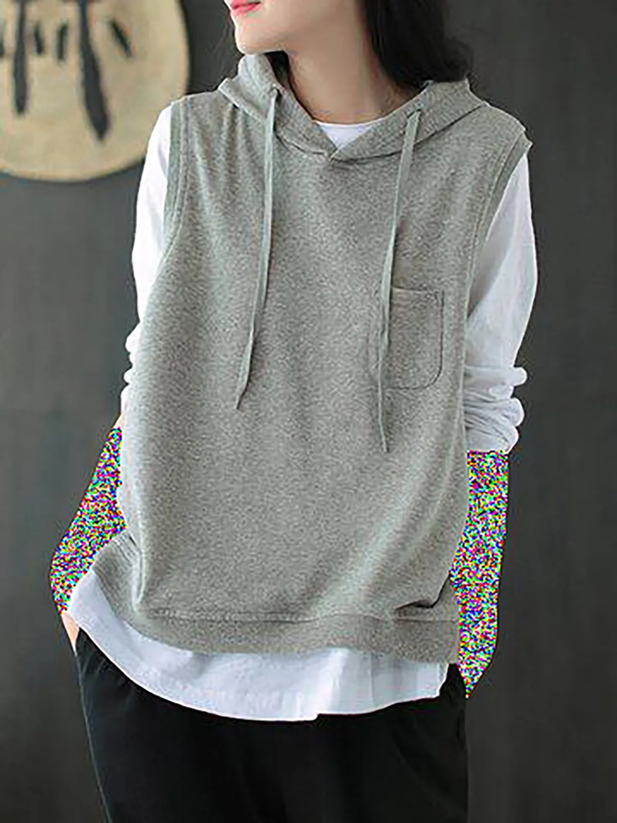 جلیقه بافتنی زنانه شیک
