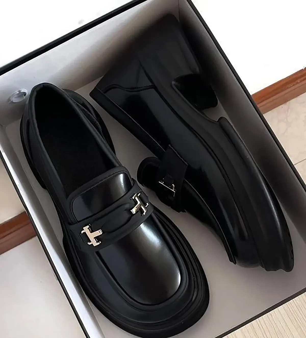 کفش لوفر زنانه لژدار