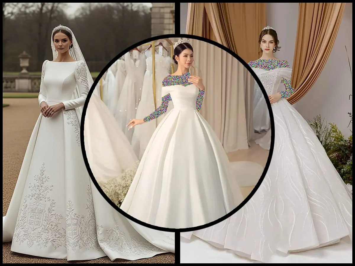 زشت ترین لباس عروس دنیا
