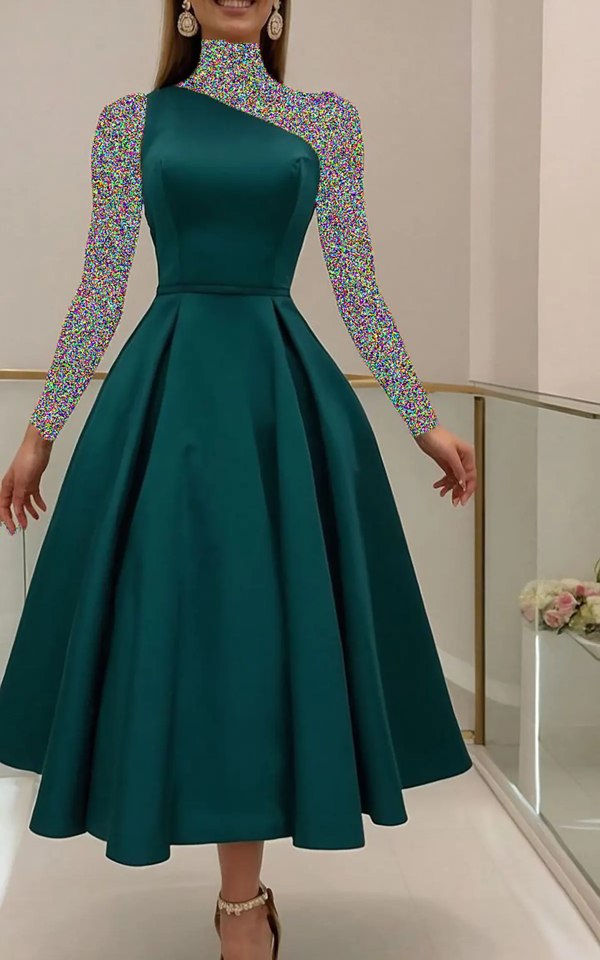 مدل لباس مجلسی کوتاه ساده و شیک
