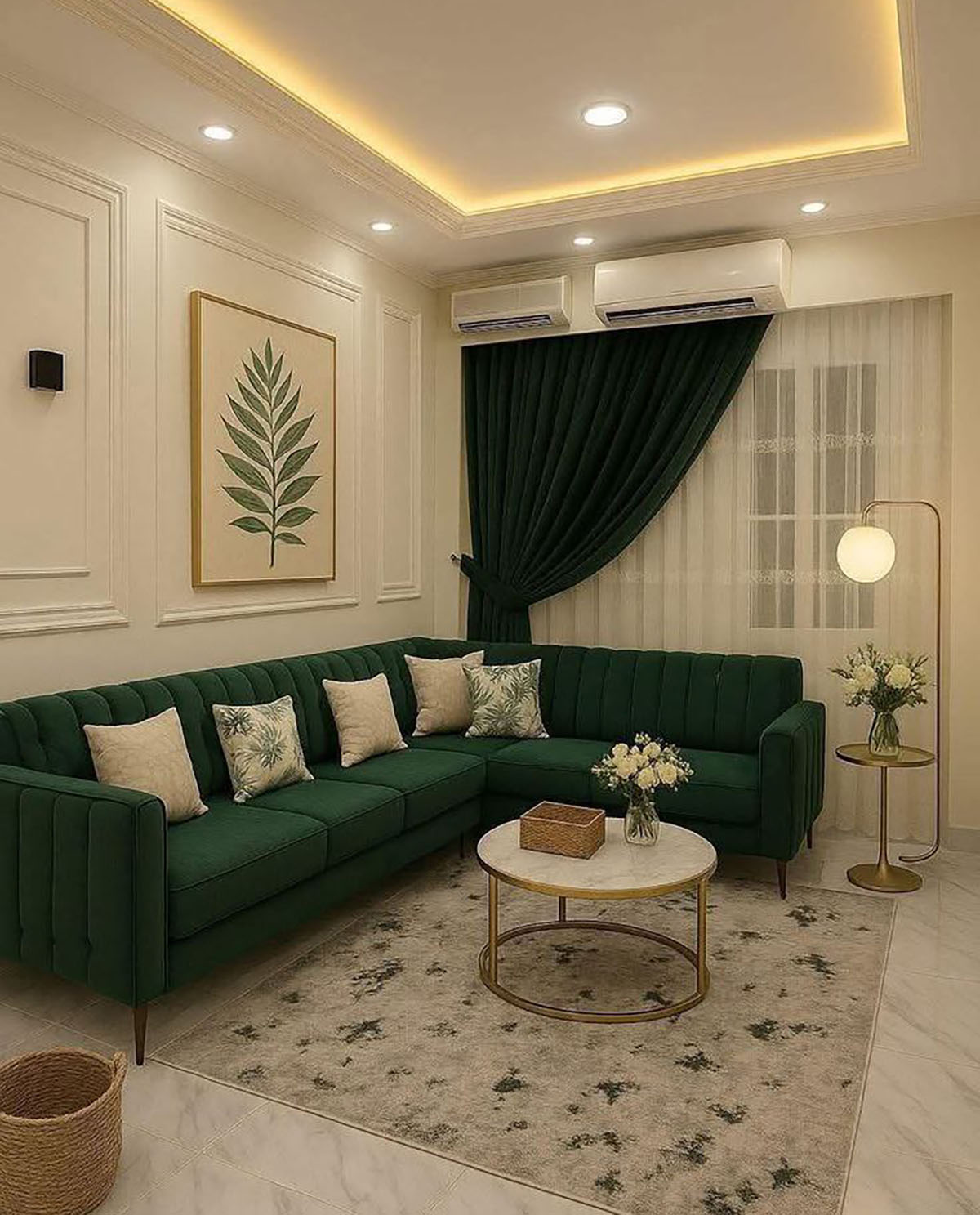 پرده پذیرایی مدرن
