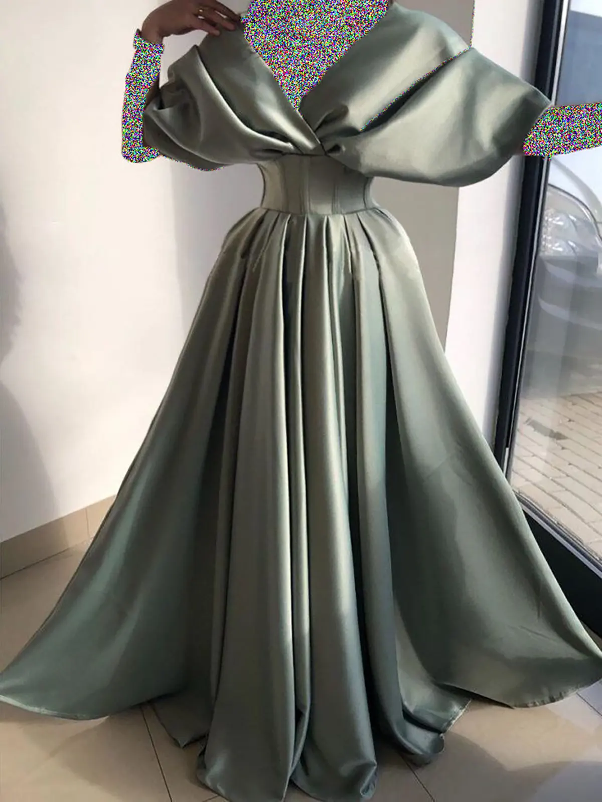مدل لباس مجلسی ساده و شیک زنانه بلند
