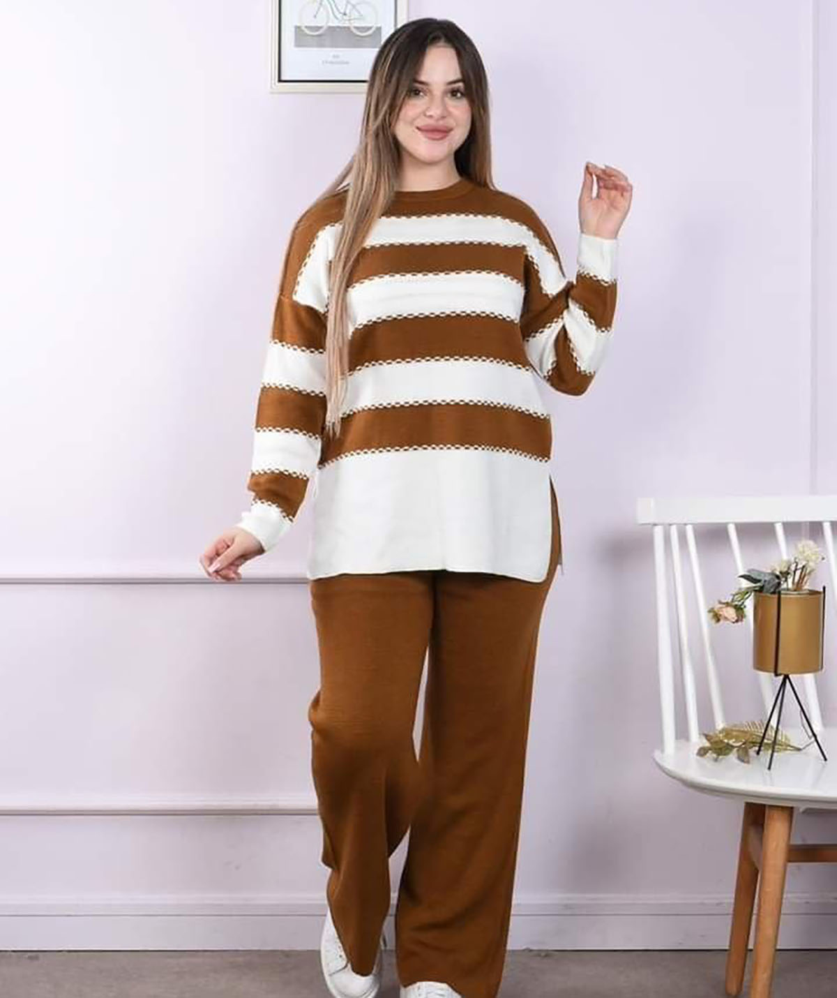 ست بلوز شلوار زنانه بیرونی
