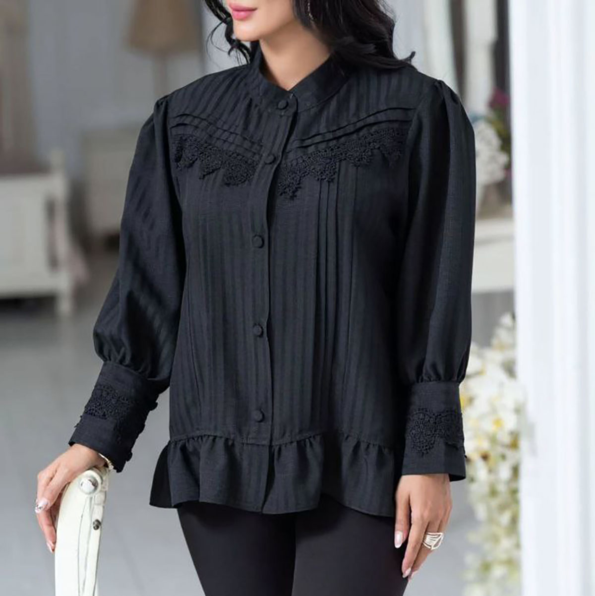 شومیز مشکی ساده