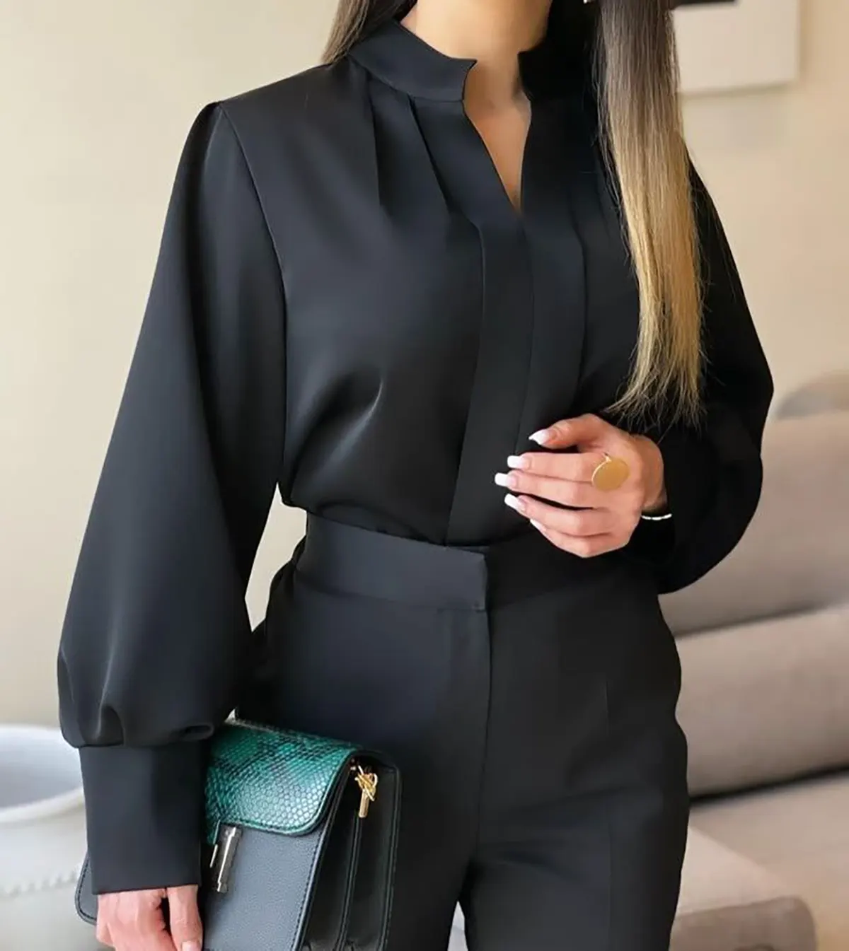 شومیز مشکی اسپرت