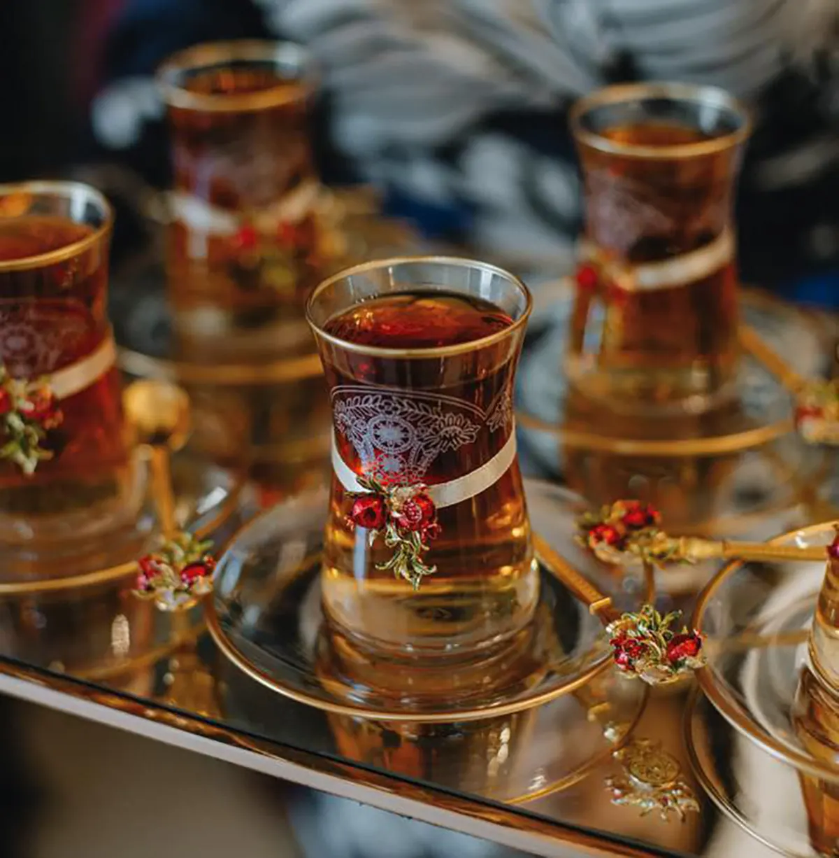 تزیین استکان چای خواستگاری 