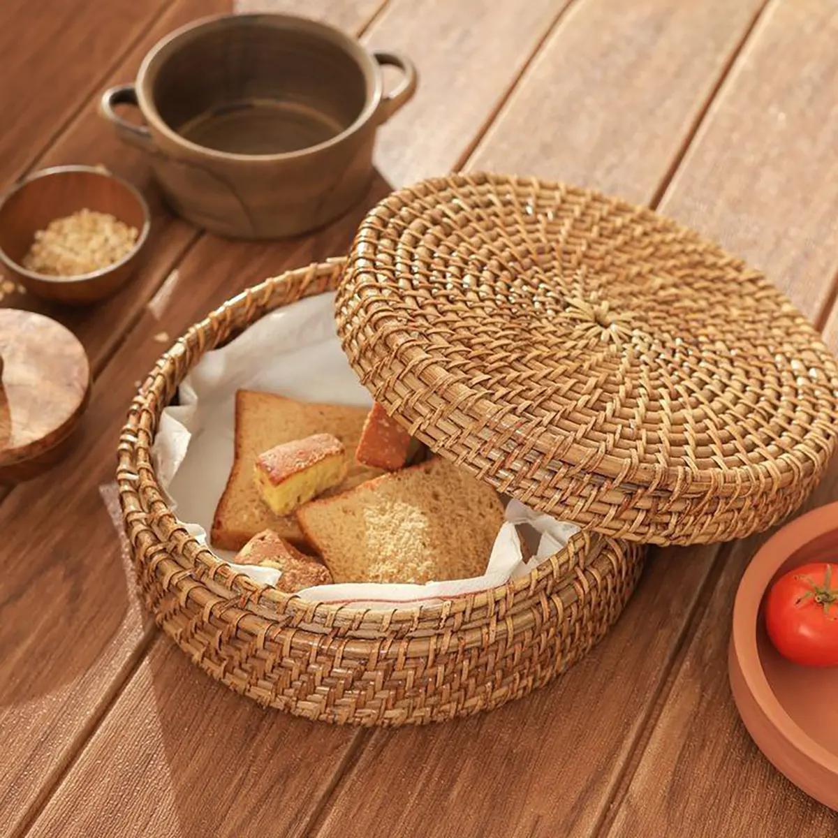 سبد حصیری پلاستیکی دیجی کالا
