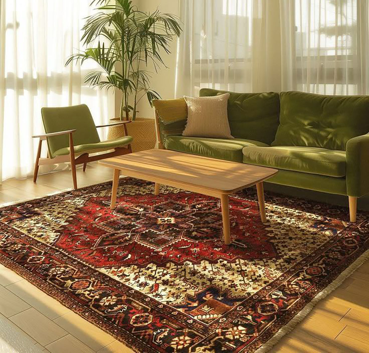 فرش وینتیج چیست
فرش پتینه
