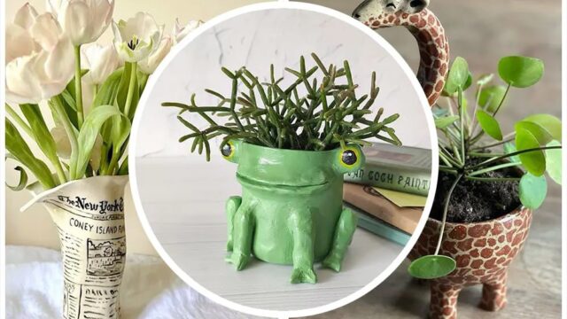 گلدان رومیزی فانتزی | ایده‌های دکور برای فضاهای کوچک و مینیمال