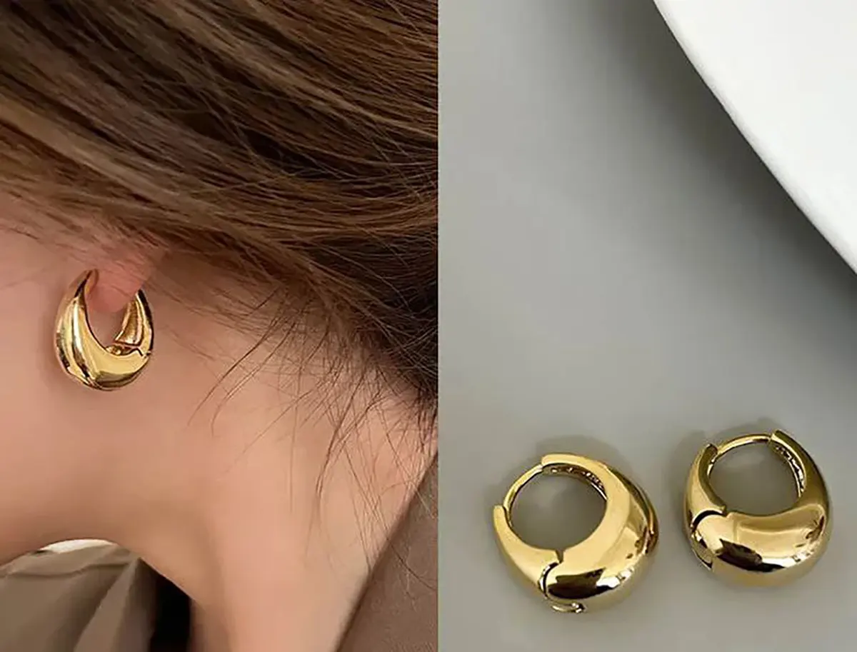 گوشواره حلقه ای جدید طلا
