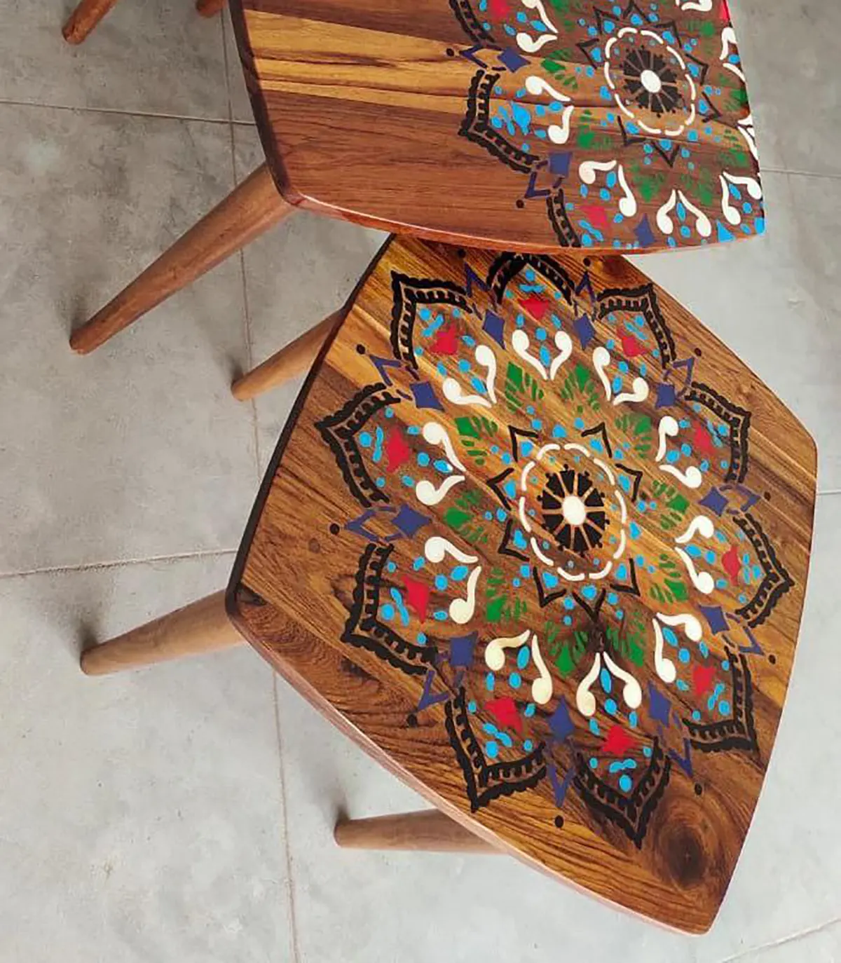 میز عسلی جدید چوبی

