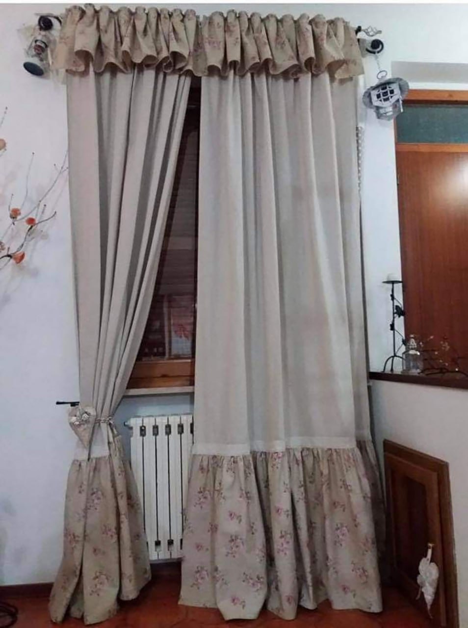 پردهای ساده و شیک اتاق خواب کوتاه
پ