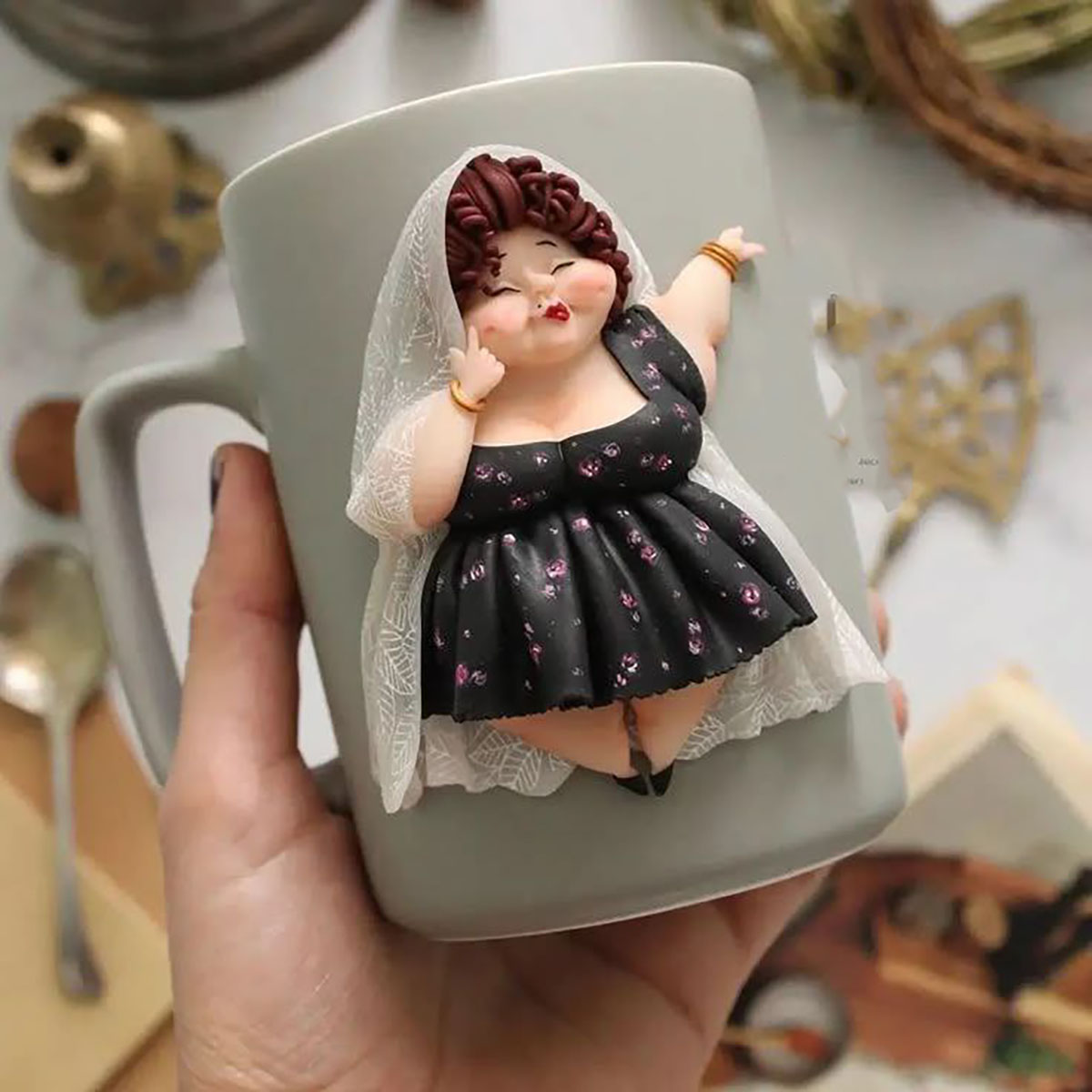 ماگ فانتزی دخترانه