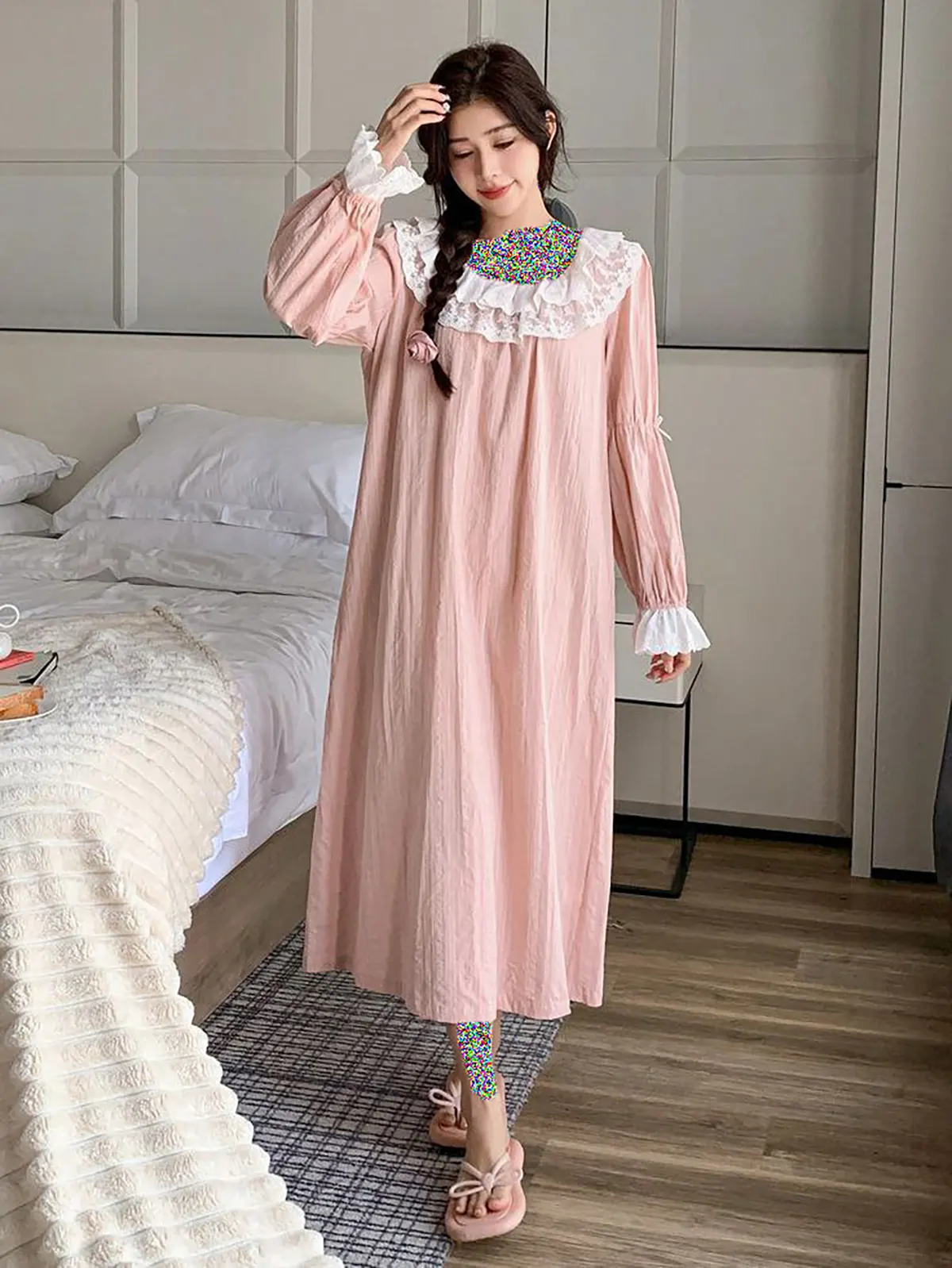لباس خواب زنانه توری
