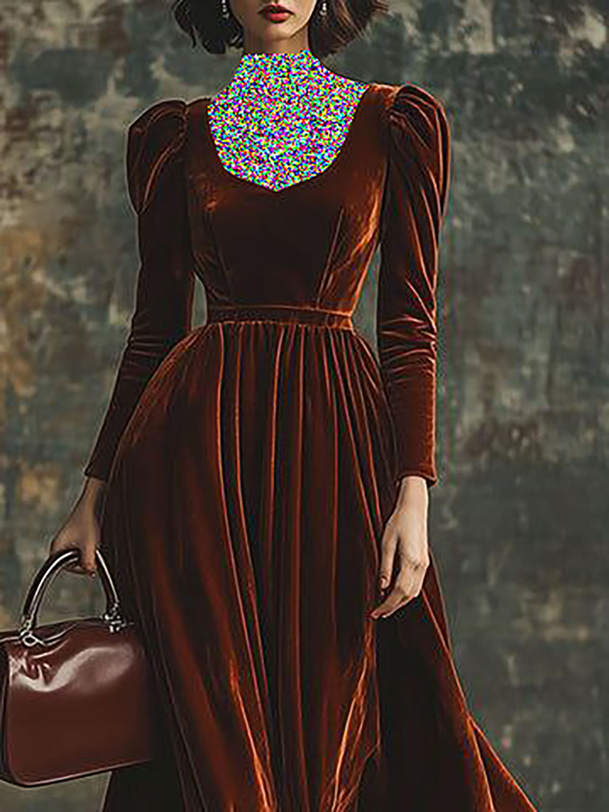 مدل لباس مجلسی مخمل اینستاگرام