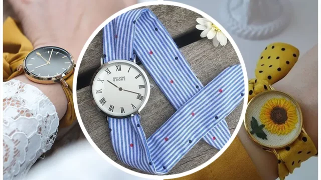 ساعت با بند پارچه ای | مدل‌های دخترونه و اسپرت با طرح های خاص
