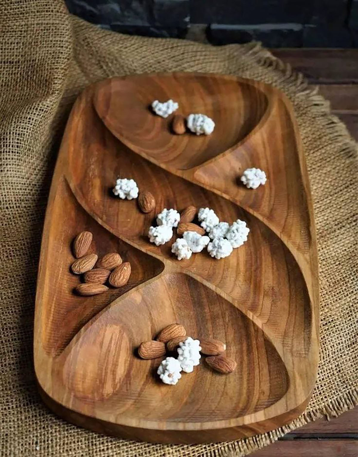 ظرف چوبی میوه خوری
