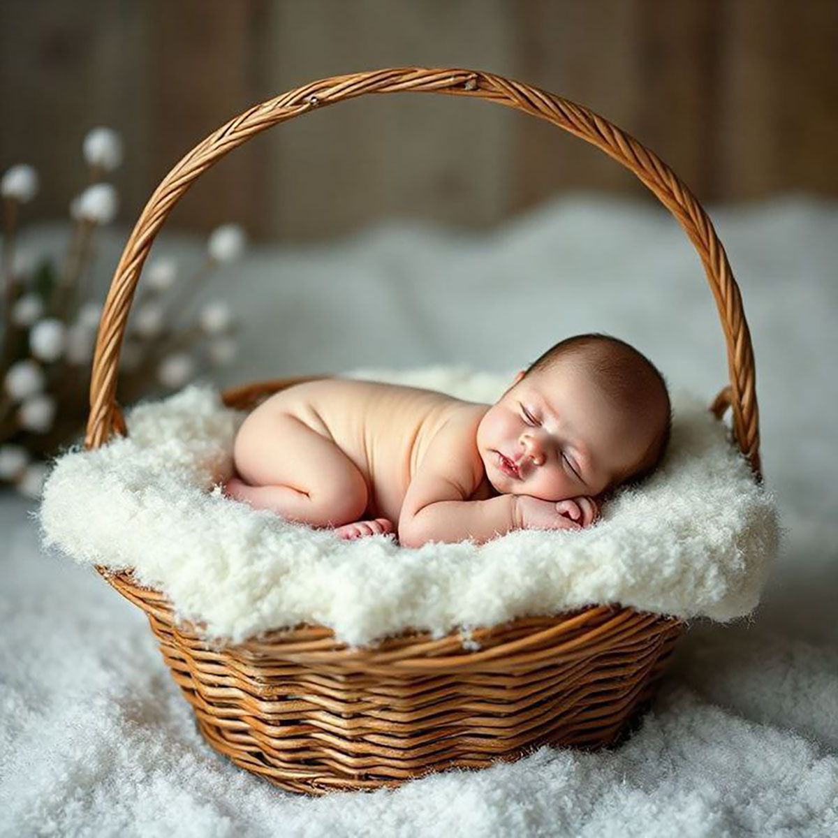 ایده عکس ماهگرد نوزاد در منزل