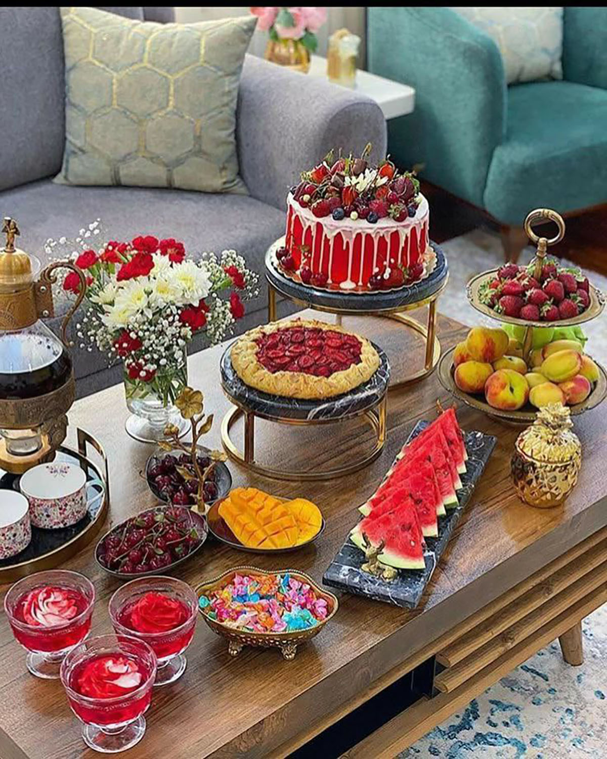 سفره شب یلدا باکلاس
