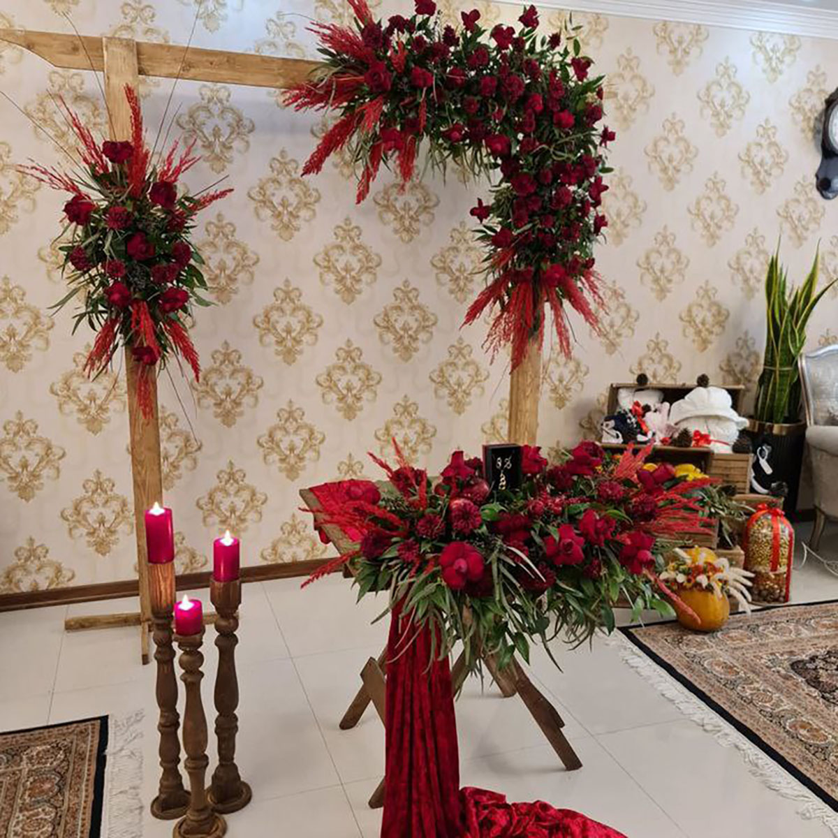 سفره شب یلدا ساده و شیک
