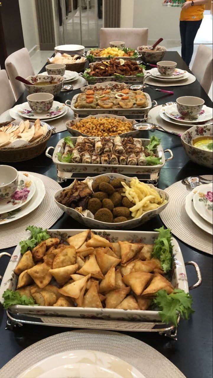 عکس سفره شام مهمانی