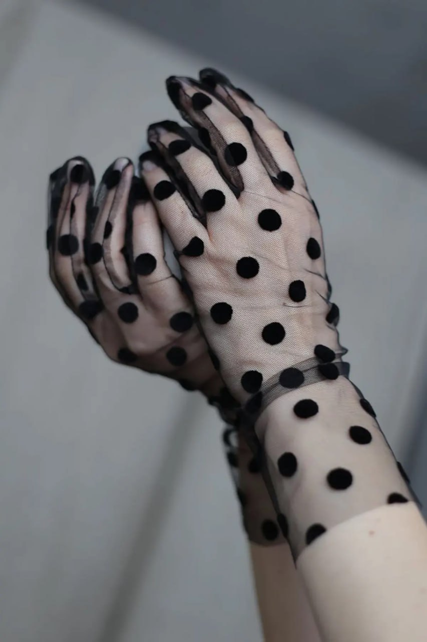 دستکش توری مجلسی زنانه
