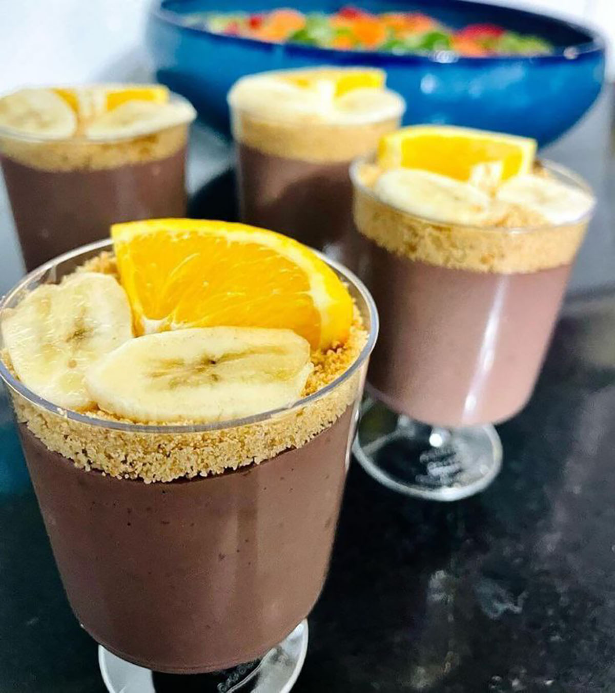 دسر شکلاتی لیوانی
