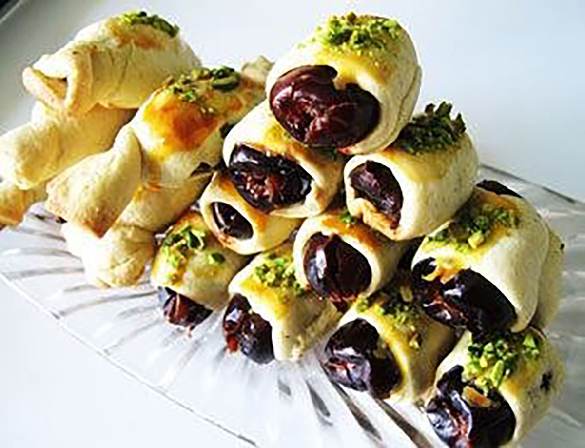 تزیین خرما ساده و شیک