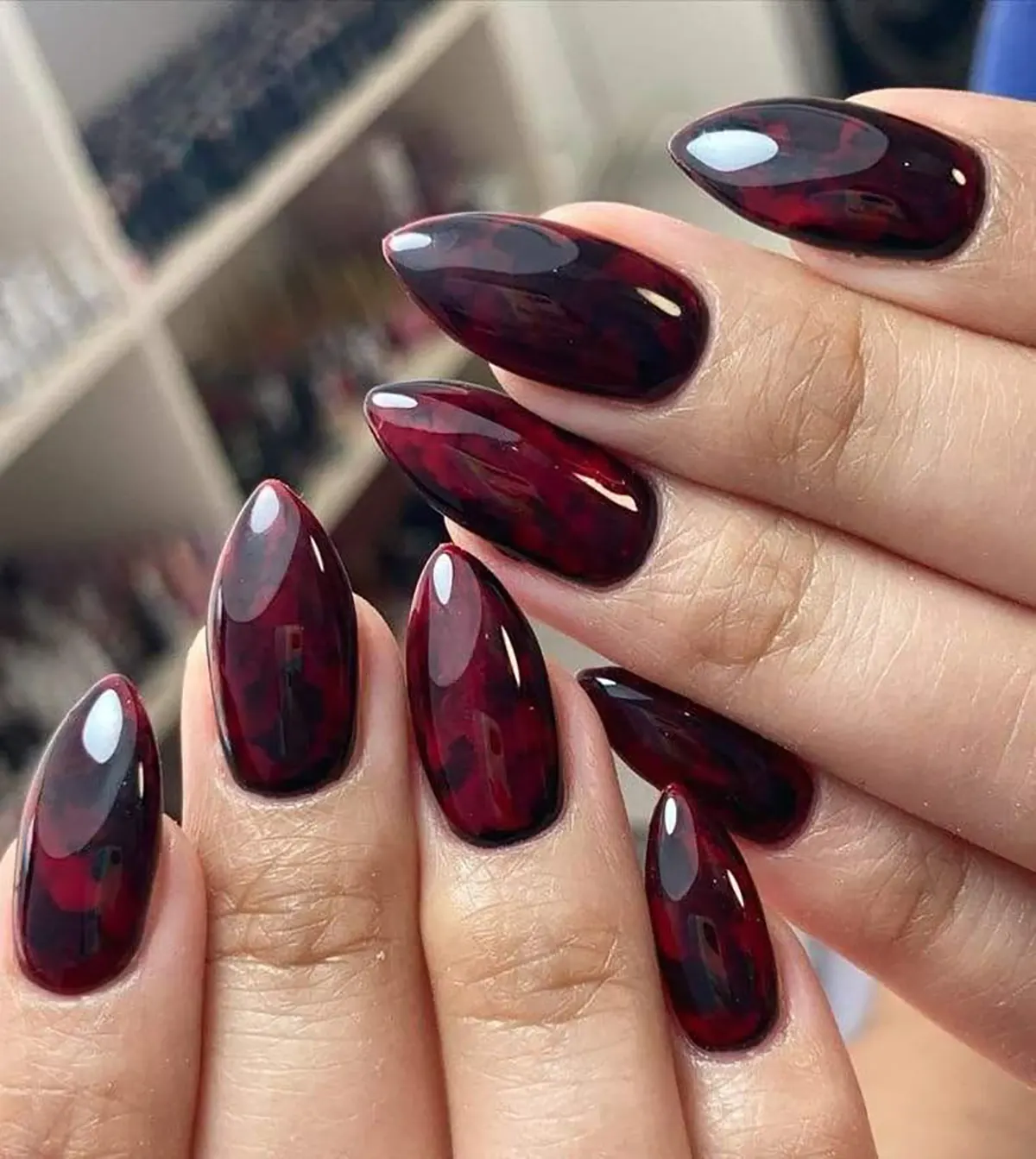 طرح ناخن شیک و باکلاس کوتاه
