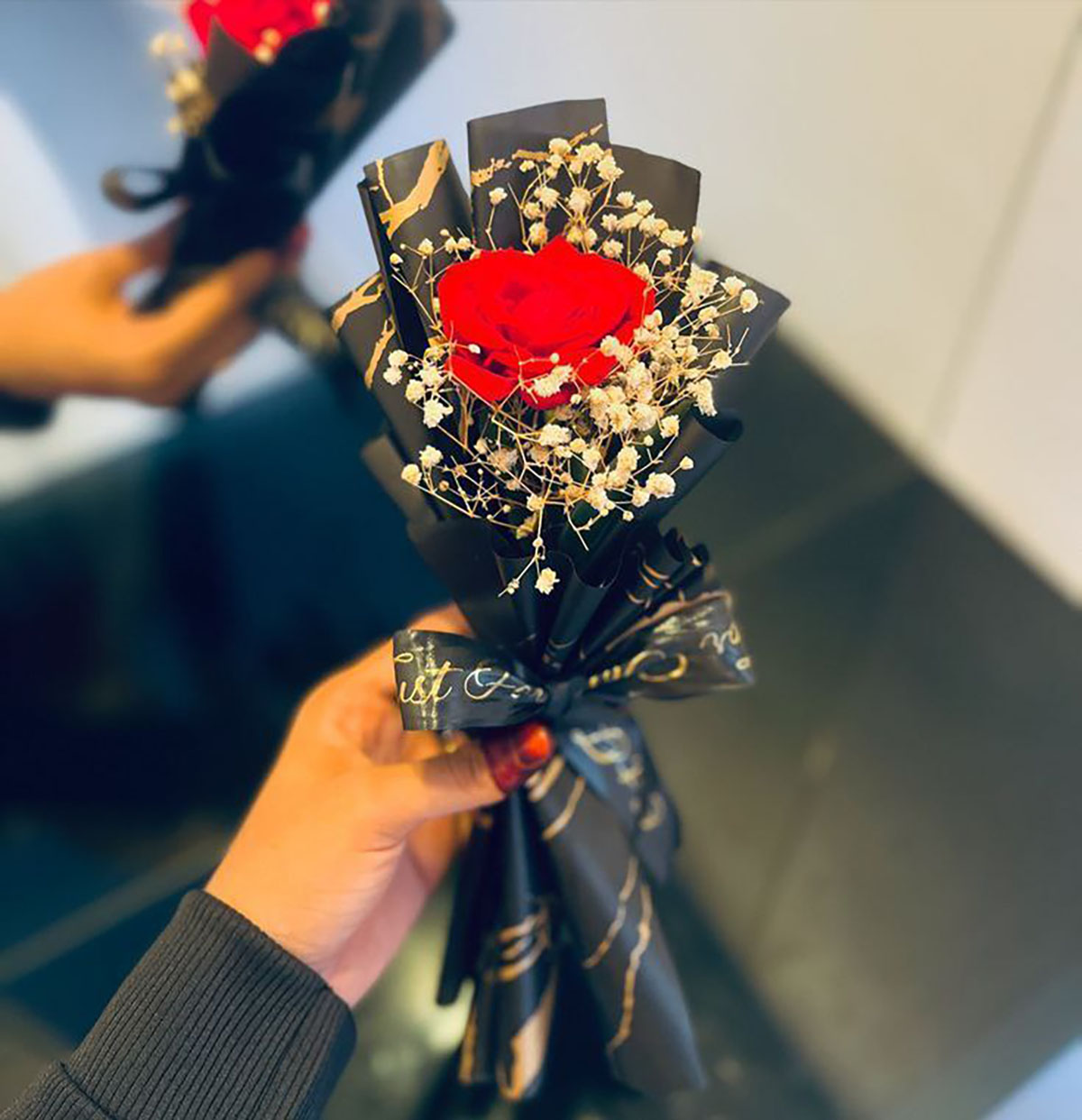 آموزش کاغذ پیچی گل تک شاخه
