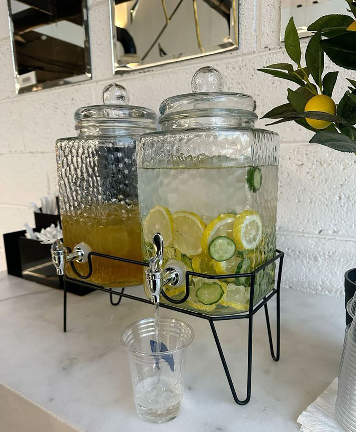 کلمن چوبی شیشه ای
