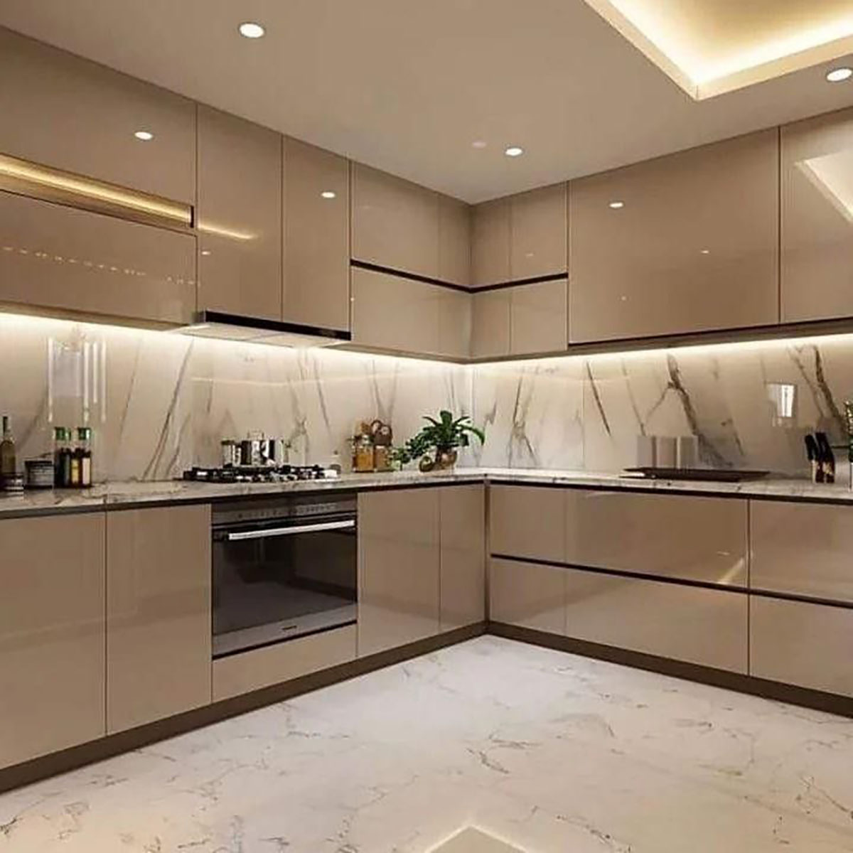مدل کابینت آشپزخانه دو طرفه