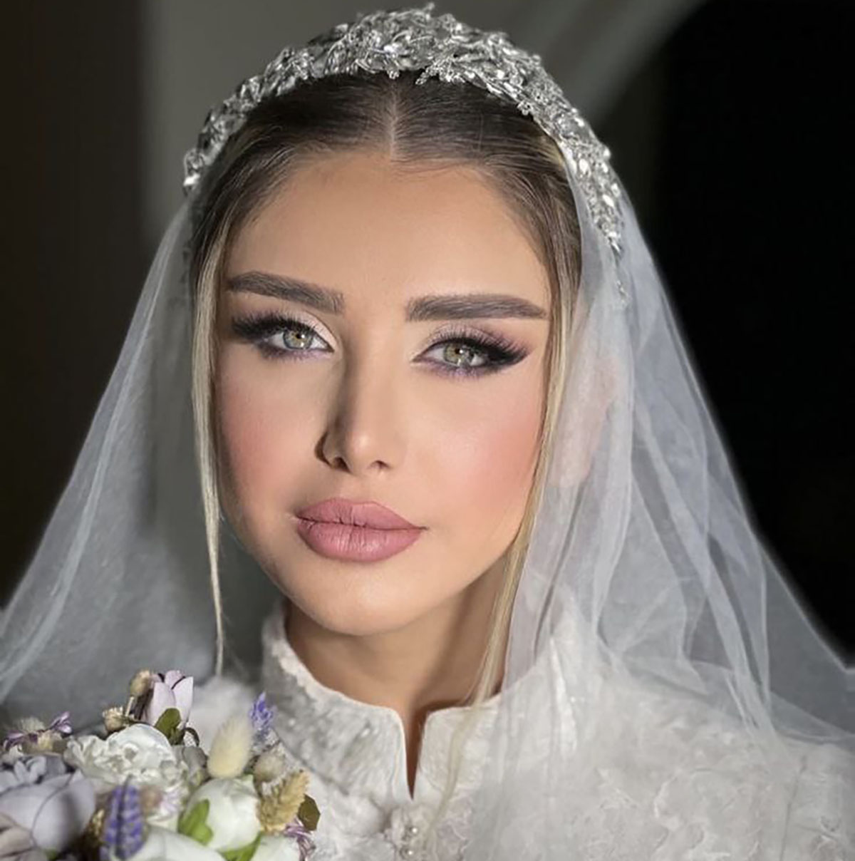 لاکچری آرایش عروس اروپایی