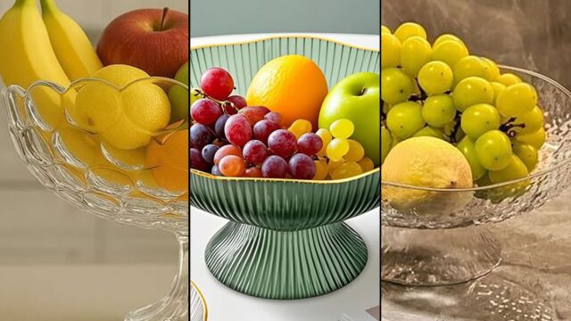 ظرف میوه شیشه ای | مدل هایی که میز پذیرایی رو جذاب میکنن