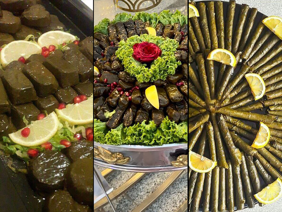 تزیین دلمه مجلسی