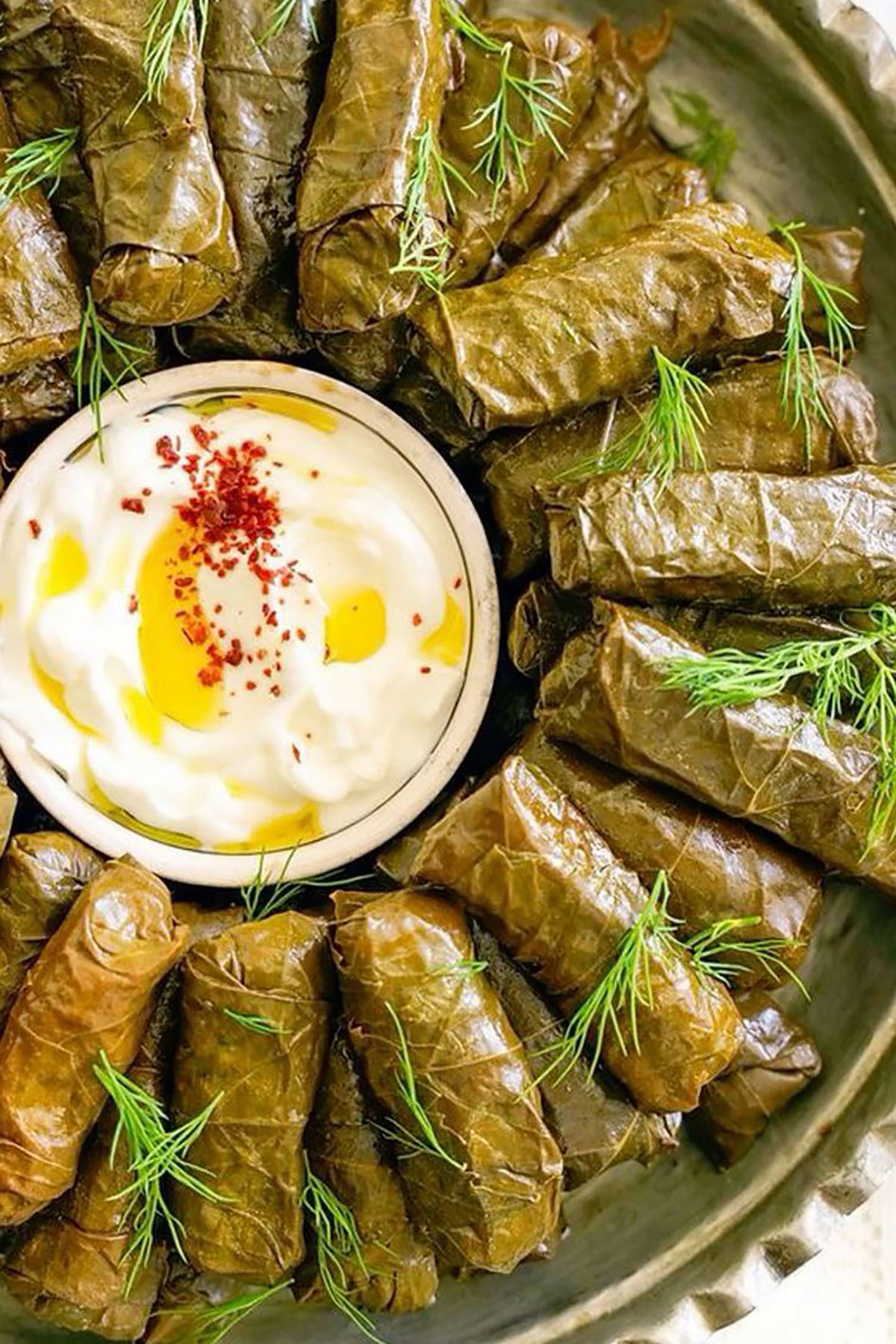 تزیین دلمه کلم
