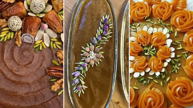 تزیین حلوا مجلسی | ایده تزیینات جدید و جذاب حلوا برای مراسم