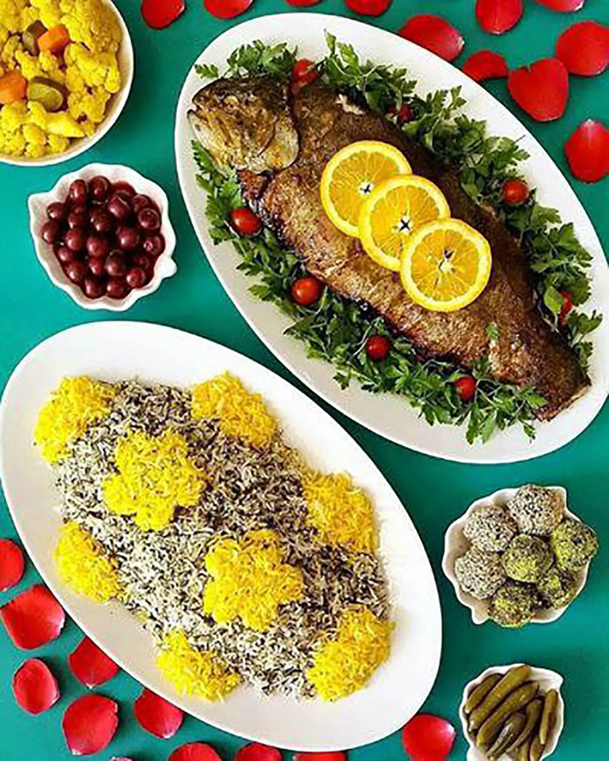 تزیین ماهی عروس

