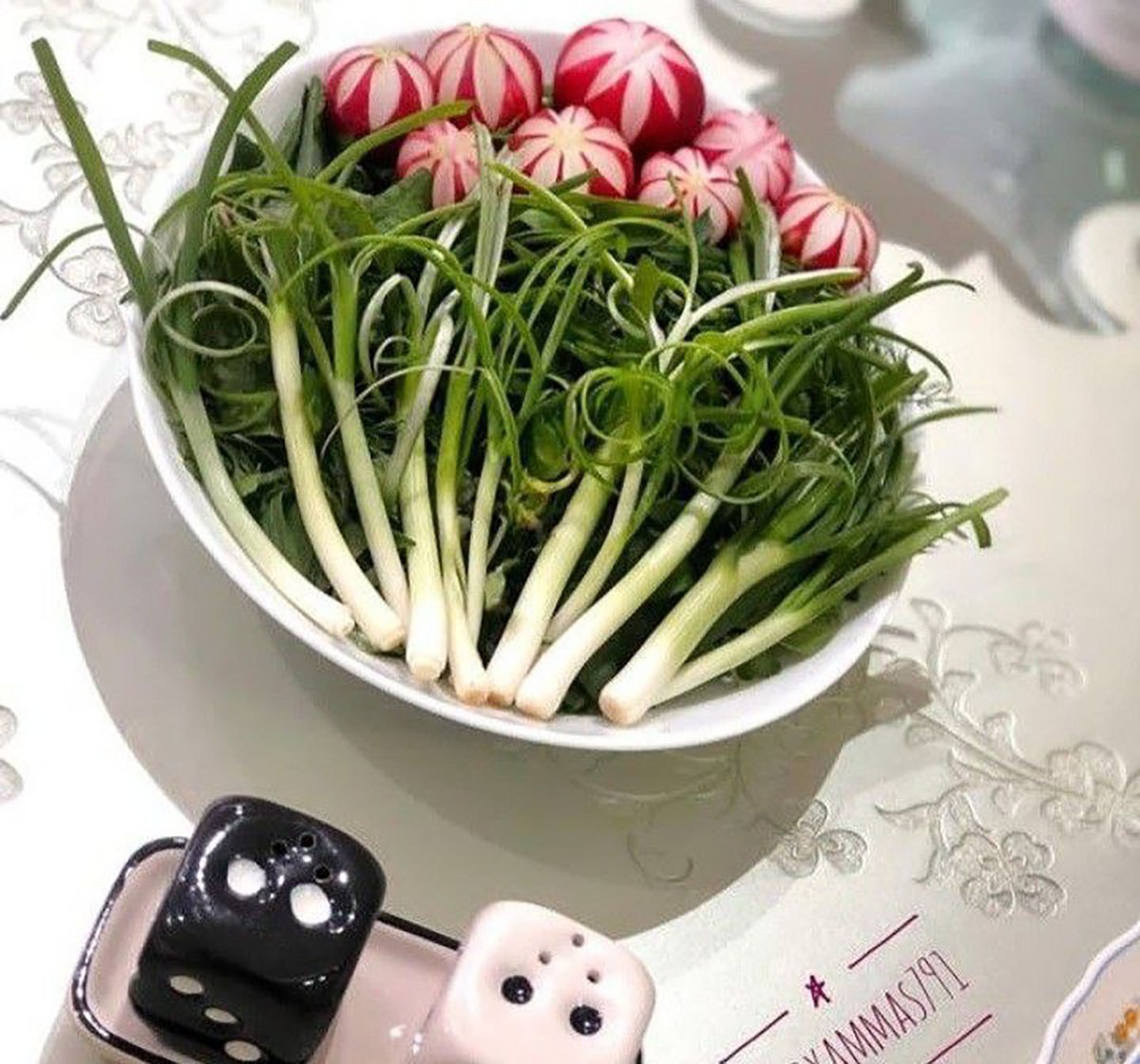 تزیین سبزی خوردن برای مهمانی 
