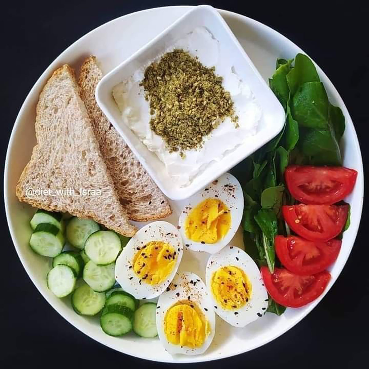 بشقاب صبحانه امریکایی
صبحانه شیک برای