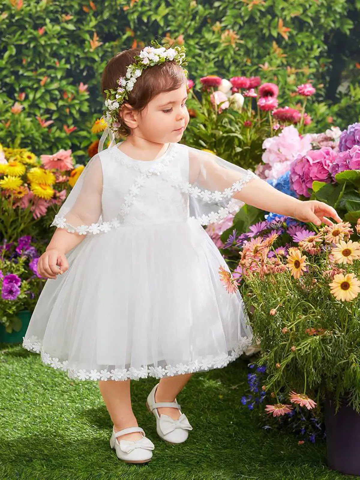لباس عروس دخترانه صورتی